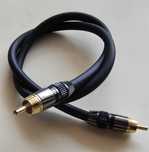Kabel przewód audio cinch do subwoofera
1RCA x RCA dł. 0,6m