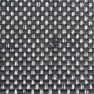 Dywan 200x330 cm, 100% bawełna, granatowo-kremowa plecionka