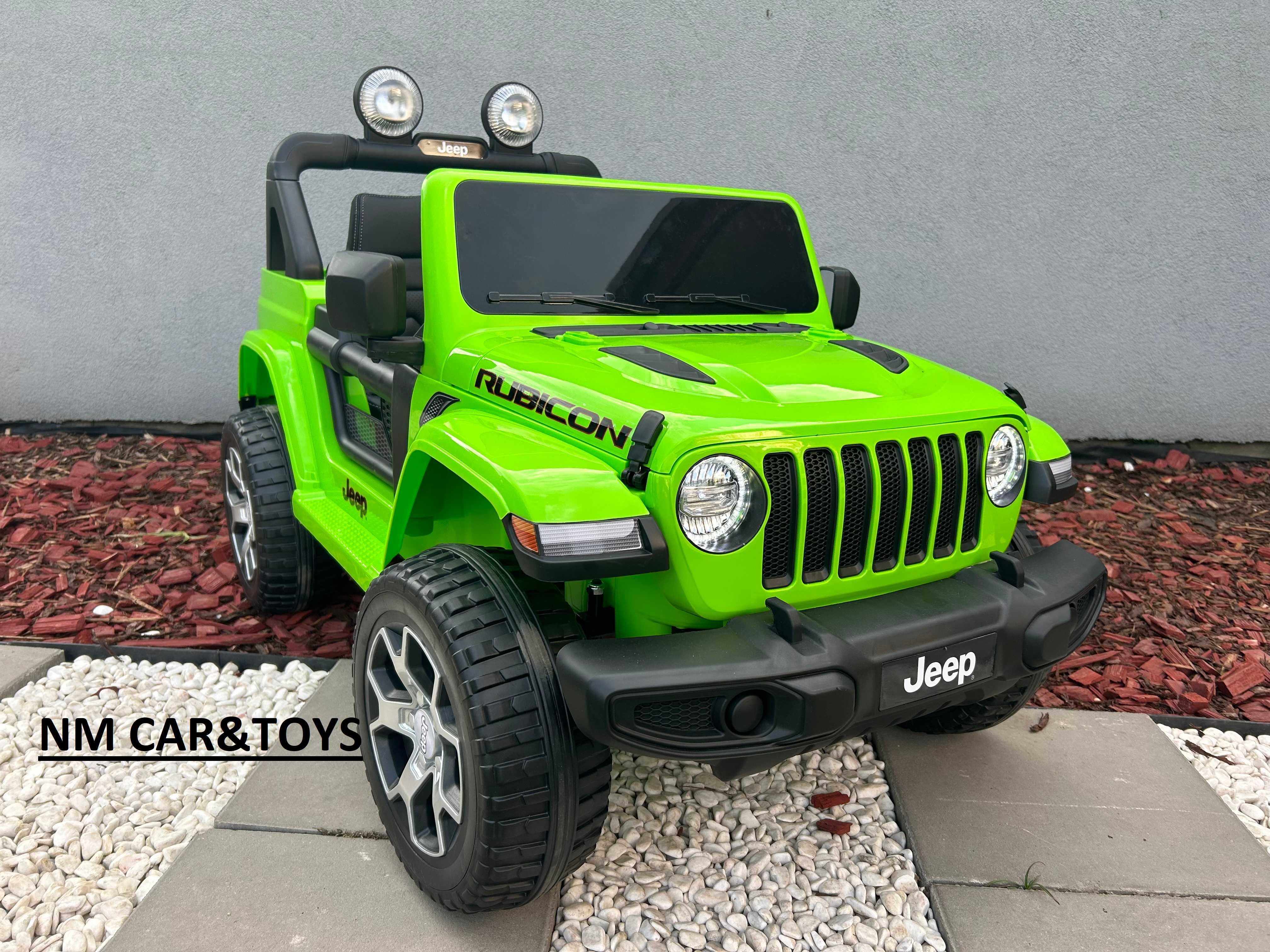 Jeep Wrangler Rubicon Pojazd 4x4 auto na akumulator Samochód autko