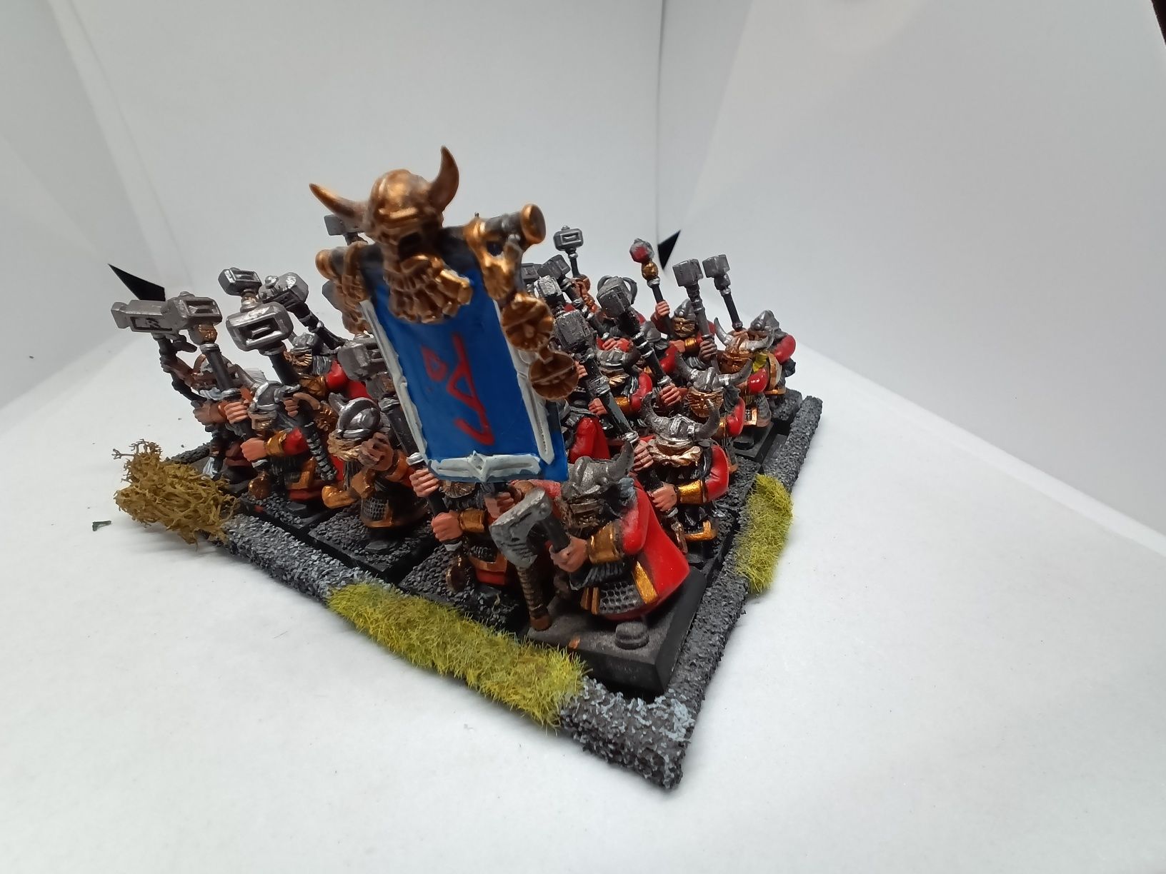 25x Longbeards Dwarfs Warhammer FB The Old World