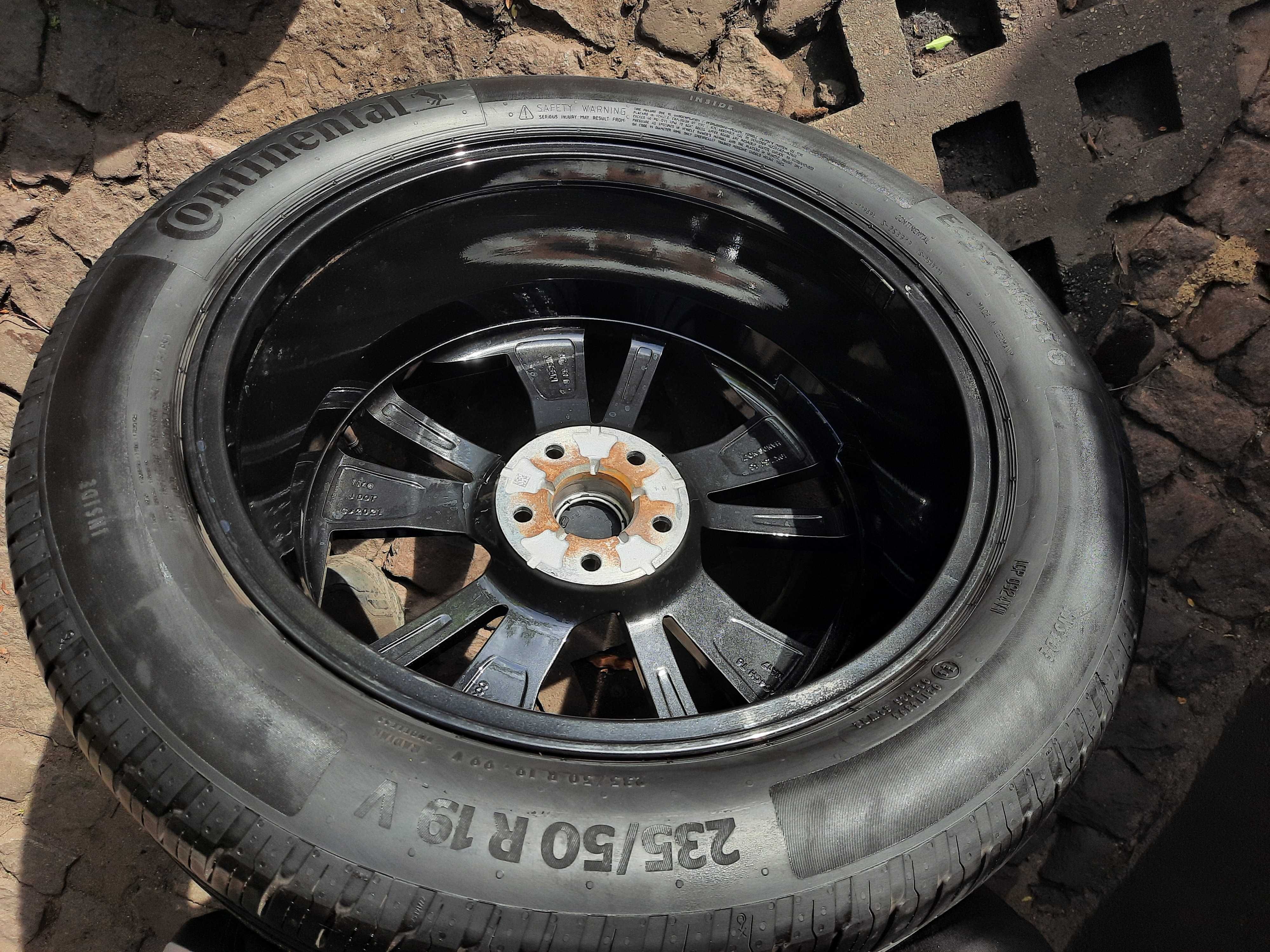 Oryginalne koła aluminiowe NISSAN QASHQAI J12 19" 5x114,3 j. NOWE