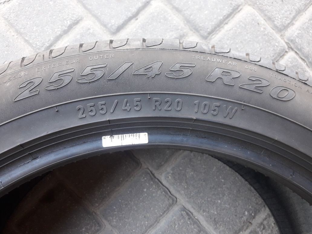 PIRELLI 255/45R20 105W , pojedyńcza opona letnia.