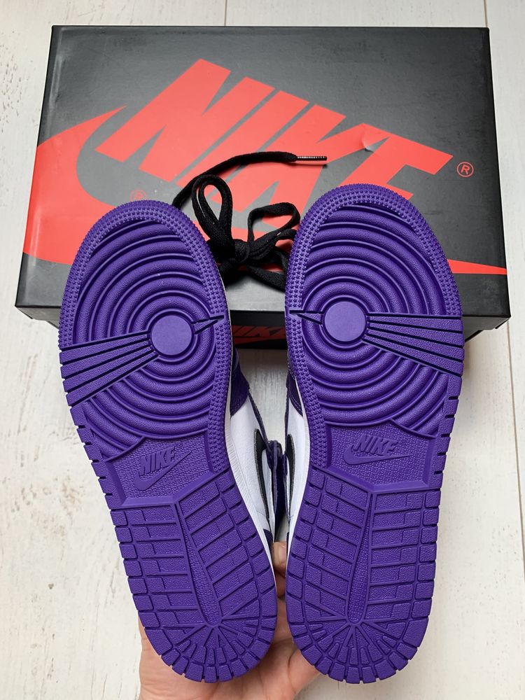 Jordan 1 High Court Purple White Nowe DS EUR 38 GS