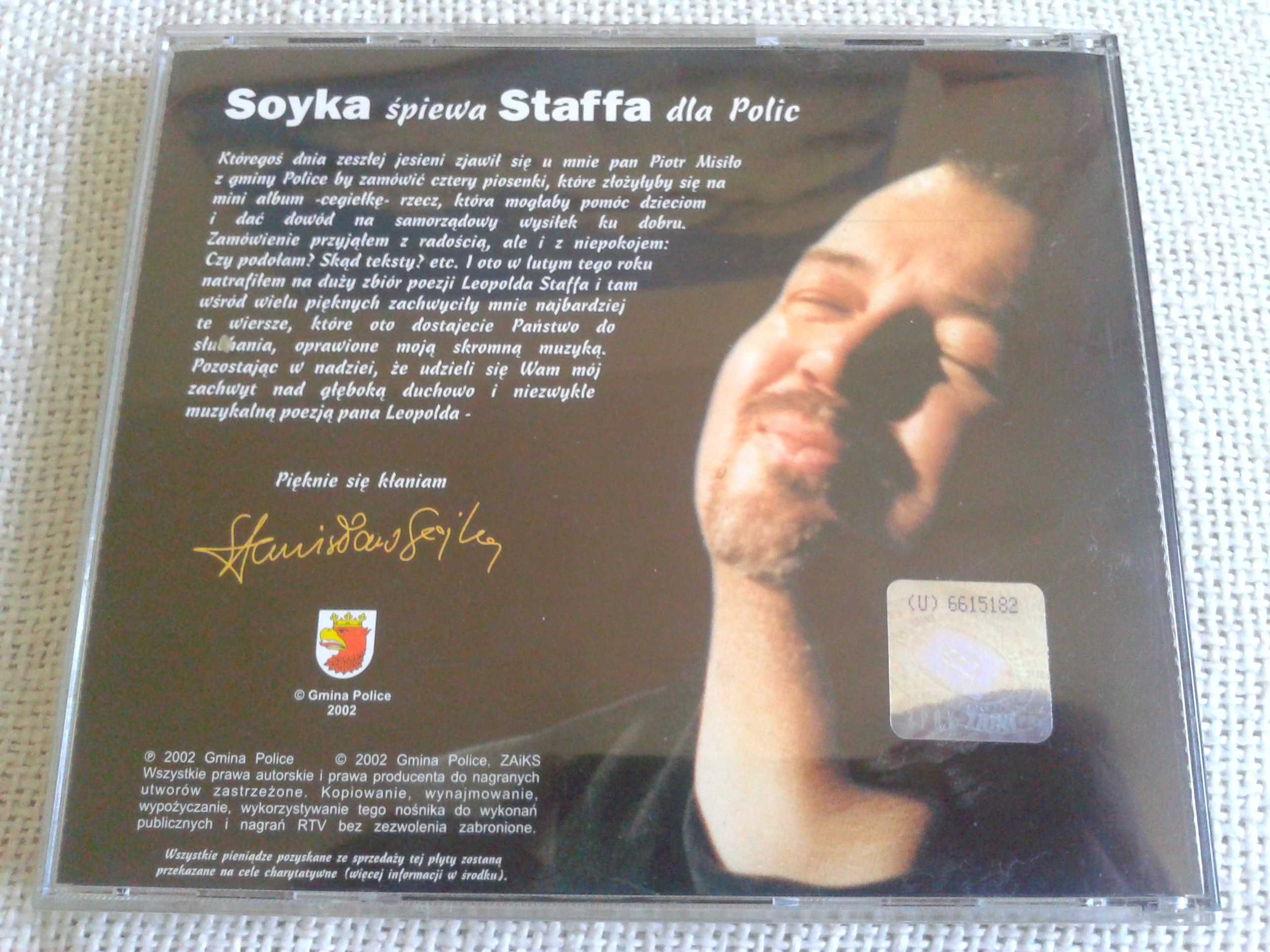 Stanisław Soyka - Soyka Śpiewa Staffa Dla Polic  CD