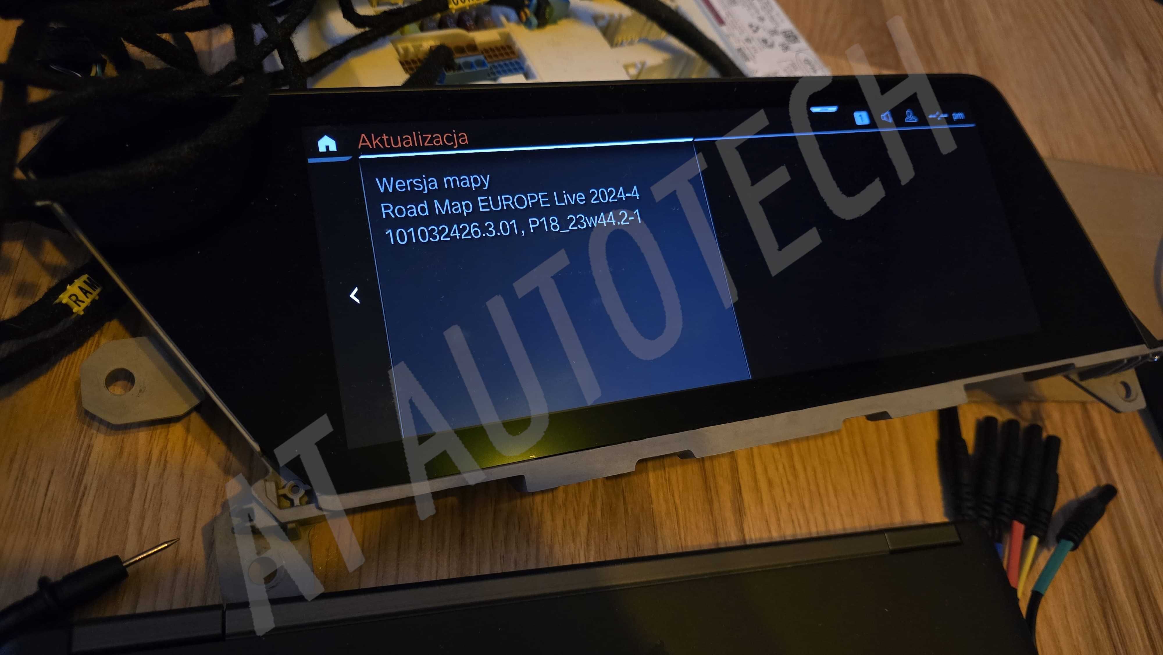 BMW MGU ID7 Konwersja EU Mapy Ochrona komponentu CarPlay Android Auto