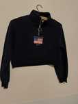 USA military granatowa bluza półgolf jesien h&m