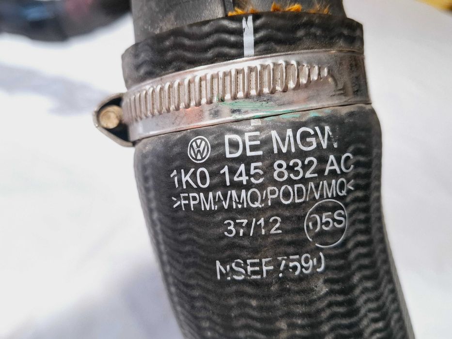 rura przewód intercoolera vw touran ii caddy iii 1.6 tdi 2010 - 2015