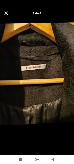 Casaco comprido com etiqueta da Punto roma
