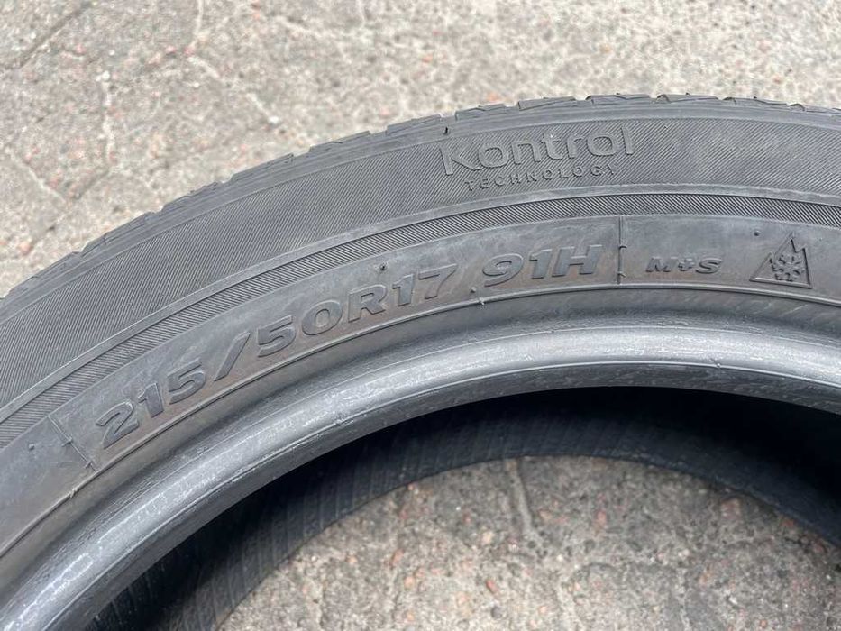 Hankook Kinergy 4S 215/50r17 91H шини бу M+S 2 штуки