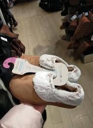 Меховые тапочки Primark