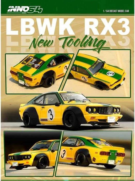 1/64 miniaturas Inno64 Nissan MAzda Toyota Ferrari