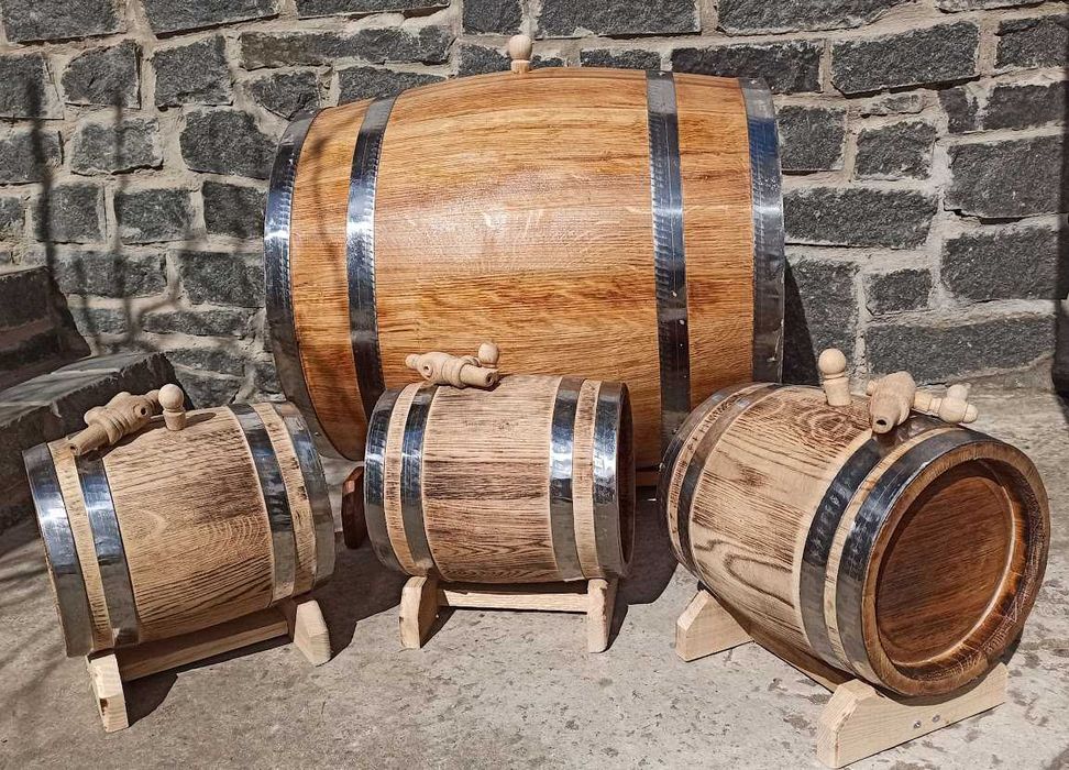 Бочка дубова 10 л,  бочка дубовая 10 л