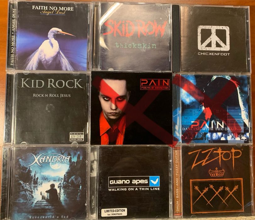 Музика на CD (rock,metal)