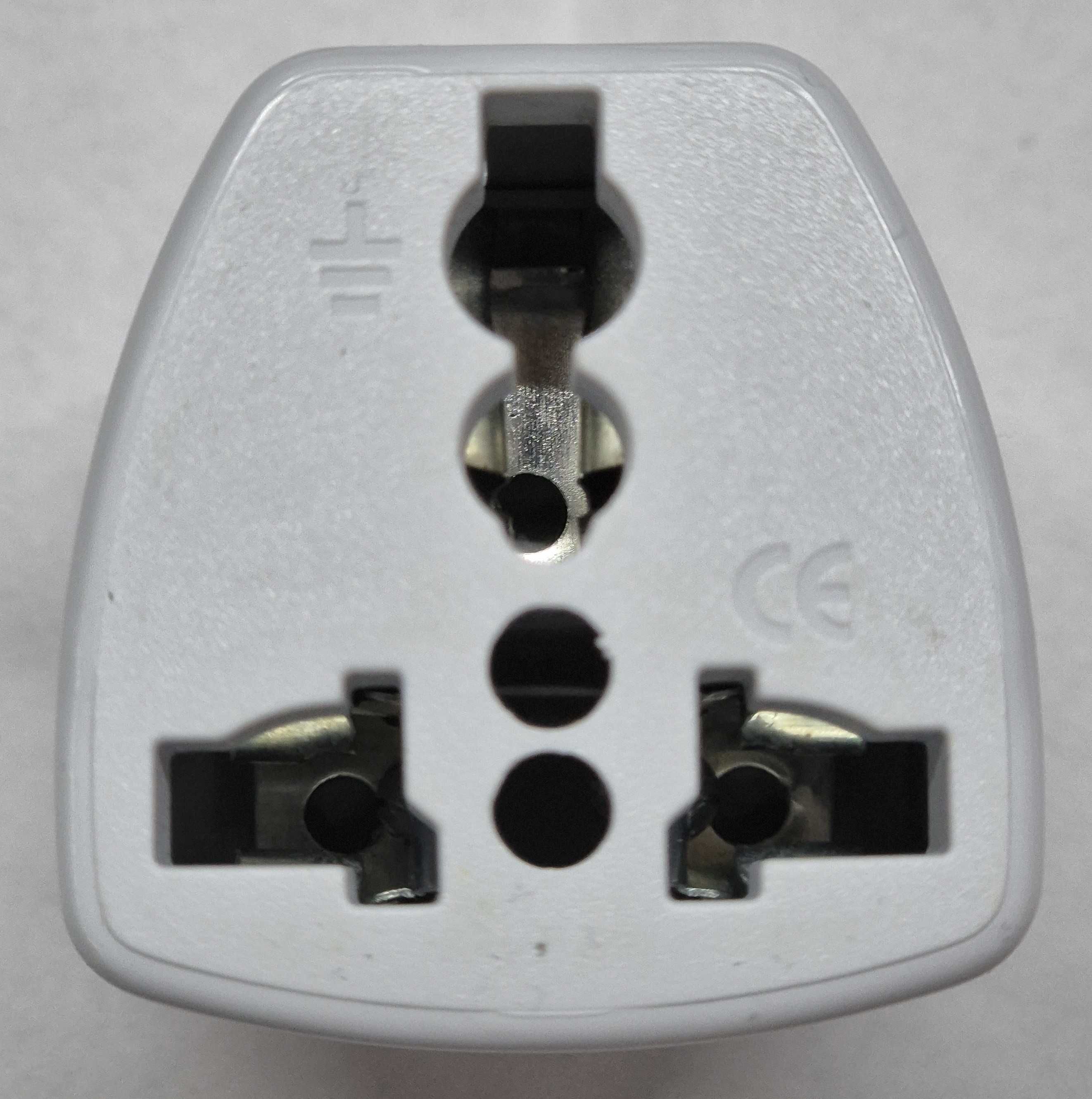 Adaptador energia Universal-Reino Unido branco