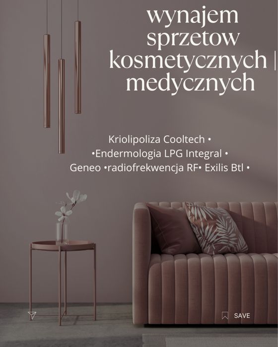 Wynajem , cooltech , rf, endermologia lpg , exilis btl