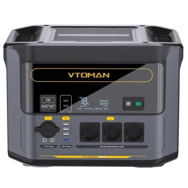 Зарядна станція VTOMAN FlashSpeed 1500 1548Wh/1500W, Швидка зарядка