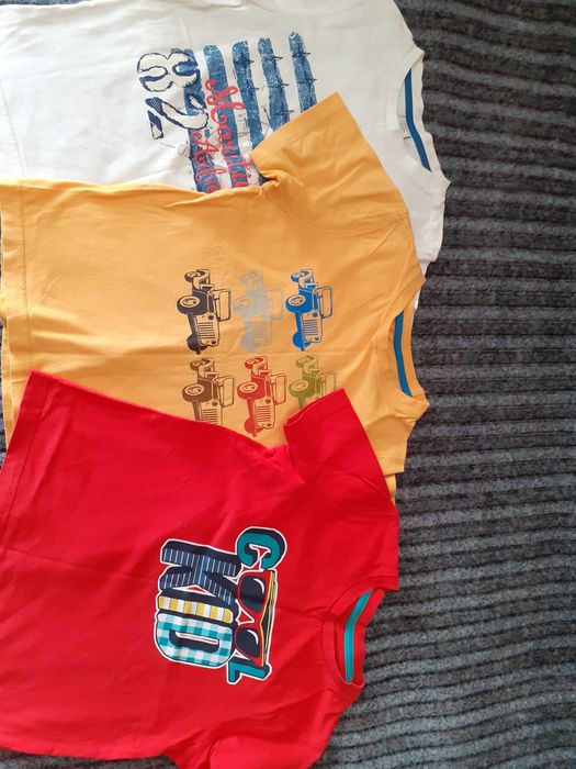 Футболки Mothercare и s.Oliver р.116-122