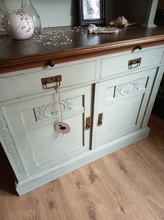 Odnowiony duży kredens - rustykalny , shabby chic, vintage
