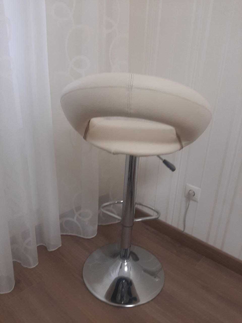 Барный стул ROSE chrome из ЭКО кожи, Nowy Styl, 2 штуки