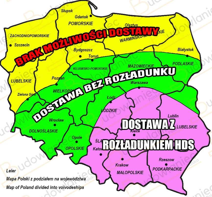 PUSTAK CEGŁA Porotherm 25 P+W Leier Tarnów + dost. HDS kl.15 Kraków