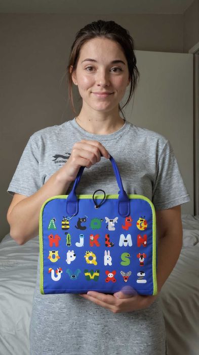 Tablica edukacyjna Montessori - Nauka przez zabawę.