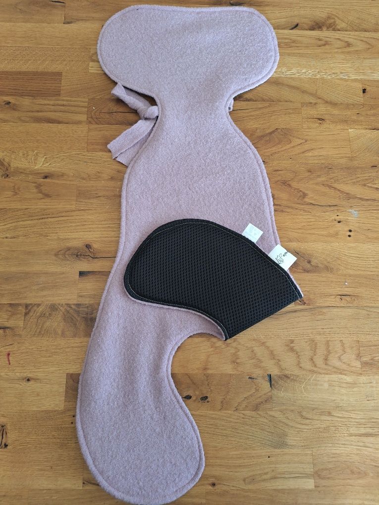 100% Wełna Merino antypotowa wkladka do fotelika 0-13 kg