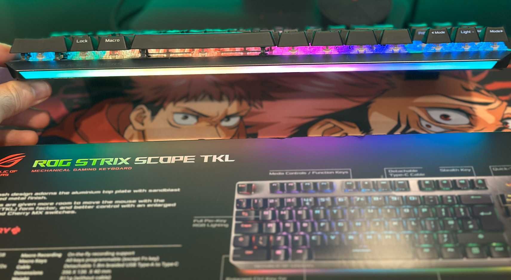 Teclado Mecânico Asus ROG Strix Scope TKL Switches ROG NX Red PT