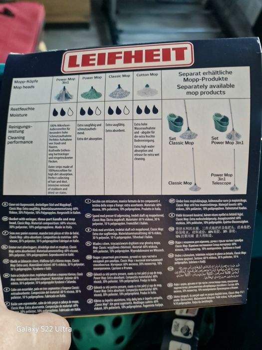 Mop leifheit nowy