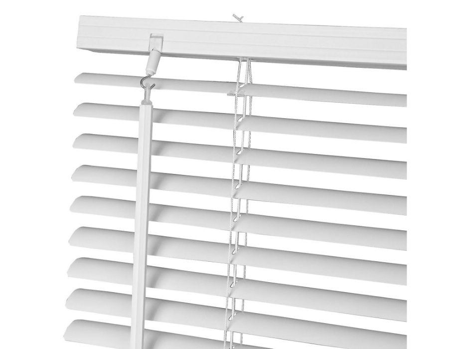 Жалюзи готовые белые горизонт пластик доставка из Днепр качество