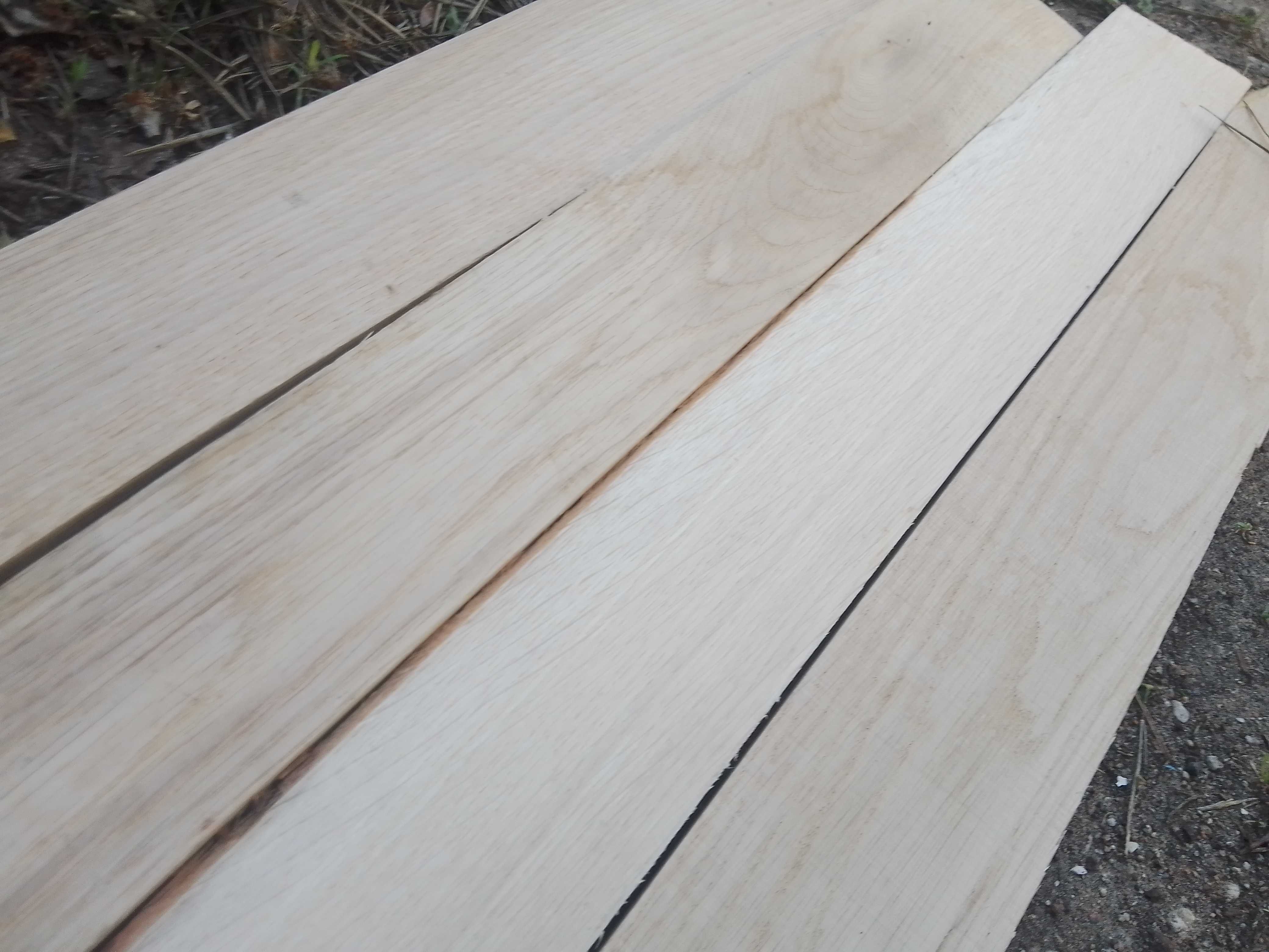 Dębowa deska heblowana 130 cm  Lamele, wysyłka