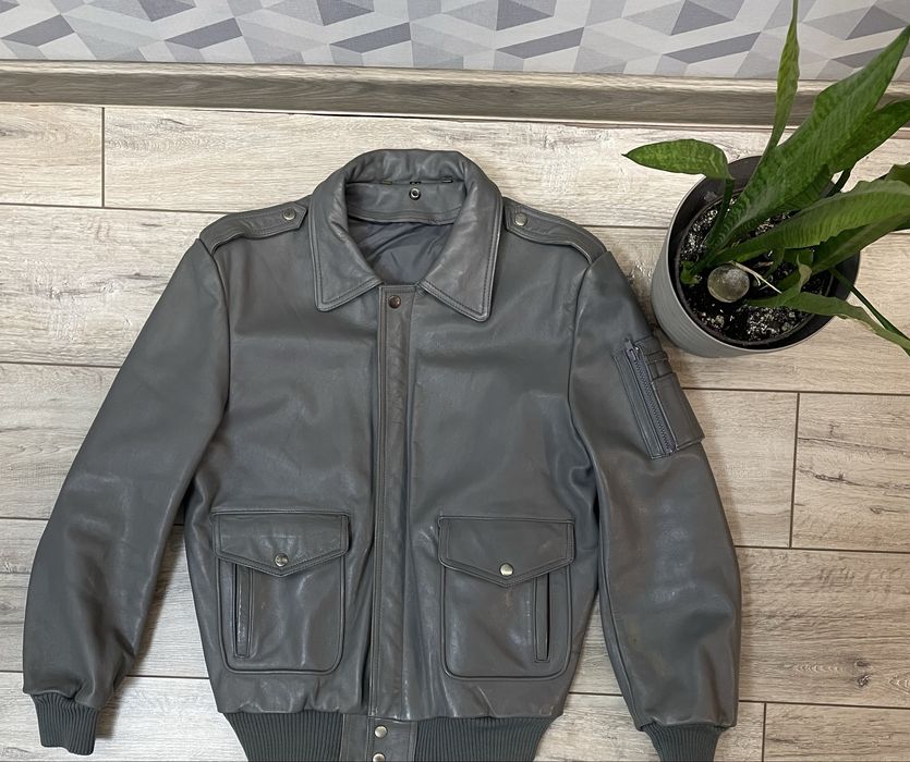 Куртка пілота ВПС, пилот, МА-2, бомбер, шкіряна куртка, кожанка