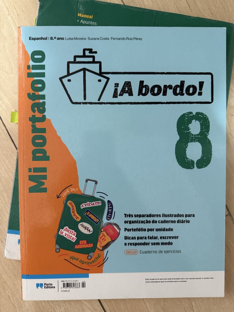 A BORDO 8.ºano - Espanhol Livro e Caderno Atividades