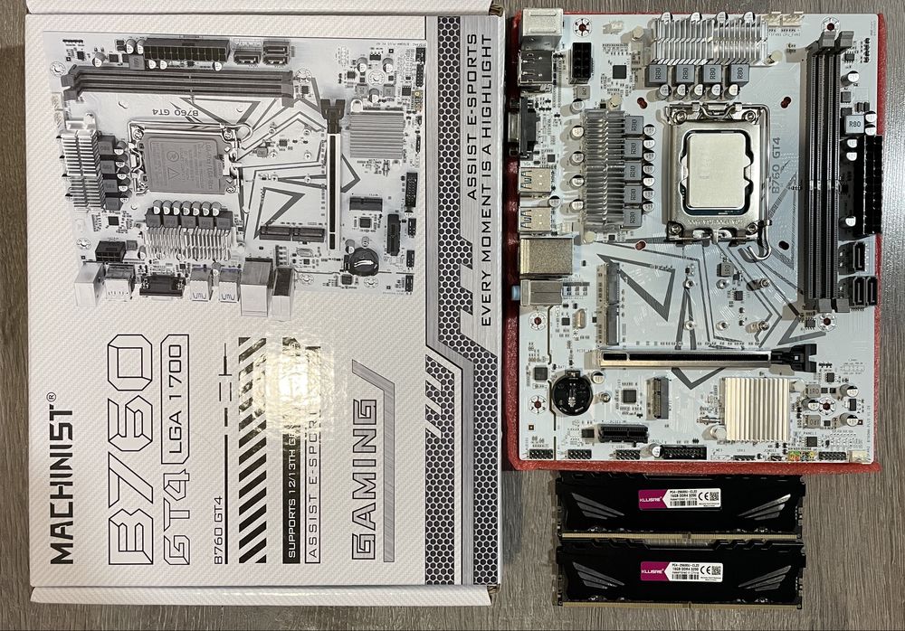 Комплект i5 12400f B760 32GB DDR4