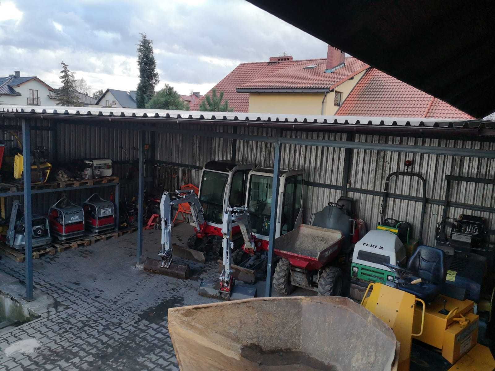 Wypożyczalnia, koparka, roboty ziemne, wyburzenia,minikoparka,wozidło