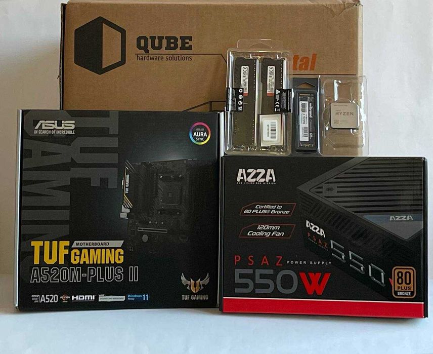 Топовий ПК! Гарантія! Asus RTX 3060 Ti Ryzen 5 5600X 16gb DDR4 M2 SSD!