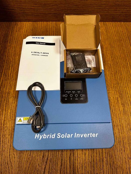 Гибридный Инвертор ISolar-SMH-II-4.2kW-wifi! Инвертор на 4.2 кВт 24в
