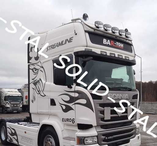 Orurowanie DACHOWE / Z RAMIENIEM Scania R Topline Highline POLEROWANE