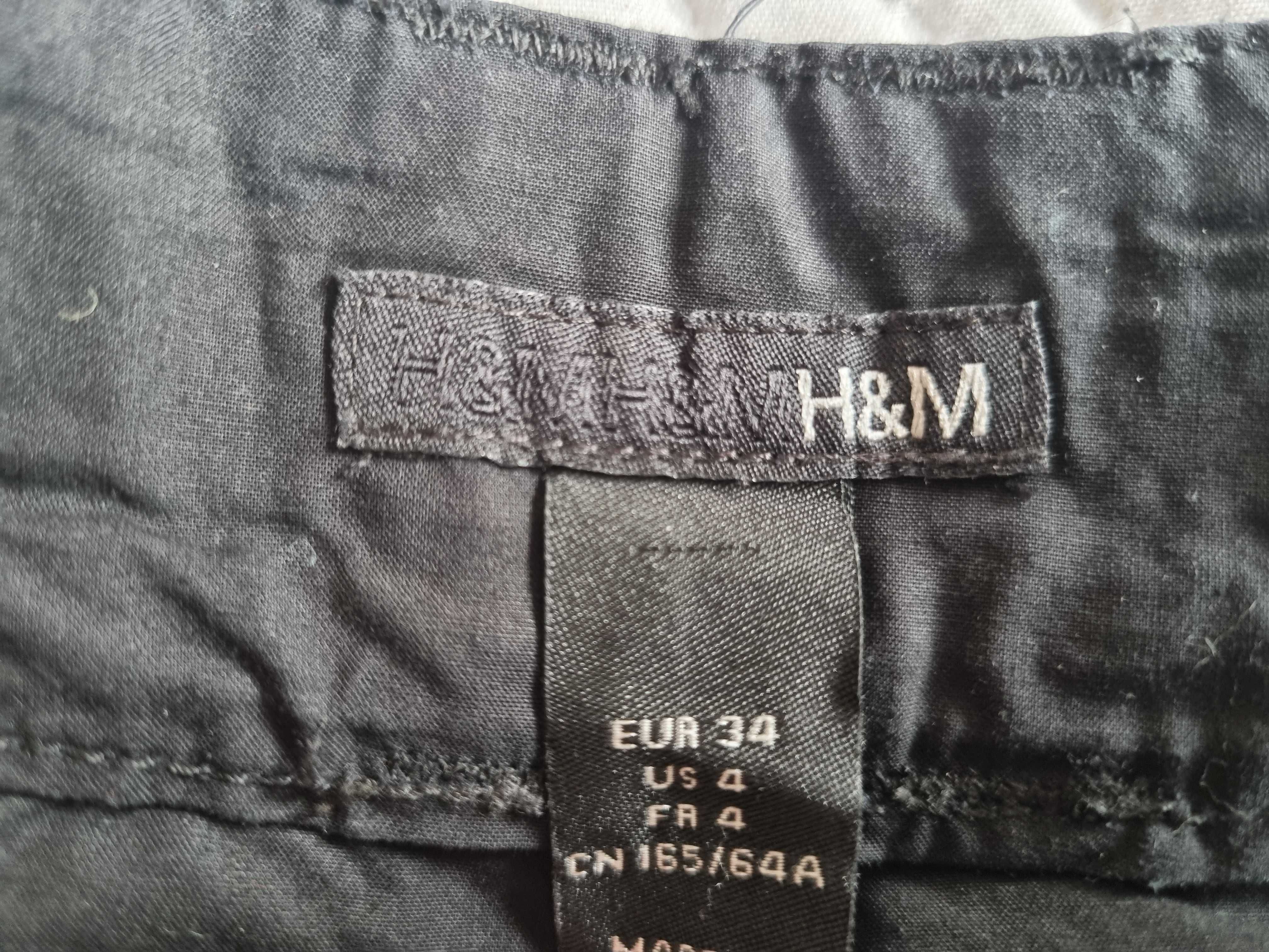 Czarna spodniczka H&M, rozmiar 34
