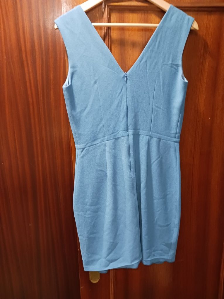 Vestido curto azul