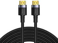Kabel HDMI- HDMI 2.0 Baseus Cafule FULL HD 4K 60Hz 3D 5m Czarno-szary