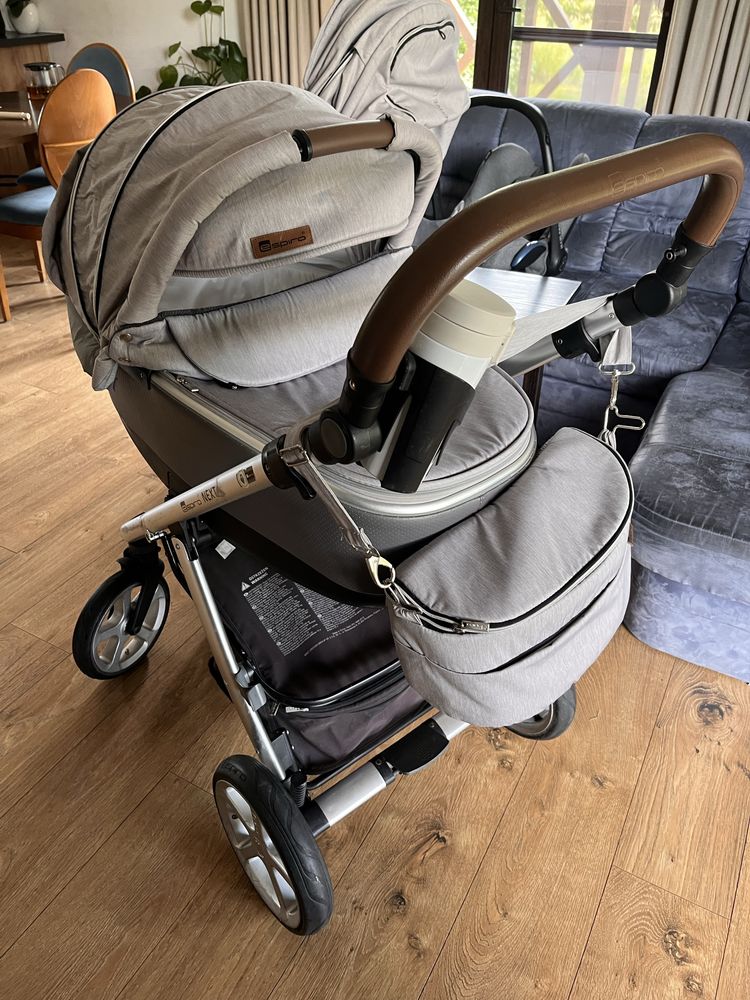 Wózek dziecięcy Espiro next 3w1 + Maxi cosi CabroFix +baza +akcesoria