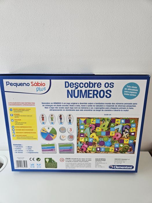 Jogo infantil -Descobre os Numeros- 6 a 8 anos