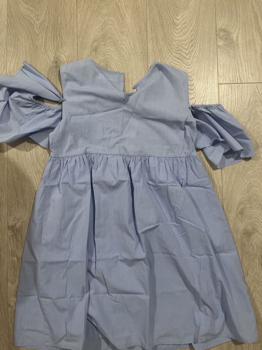 niebieska sukienka dla dziewczynki