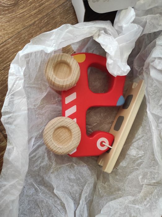 Метелик бабочка пожарна машина дерев'яна пазл іграшки дитячі  Goki