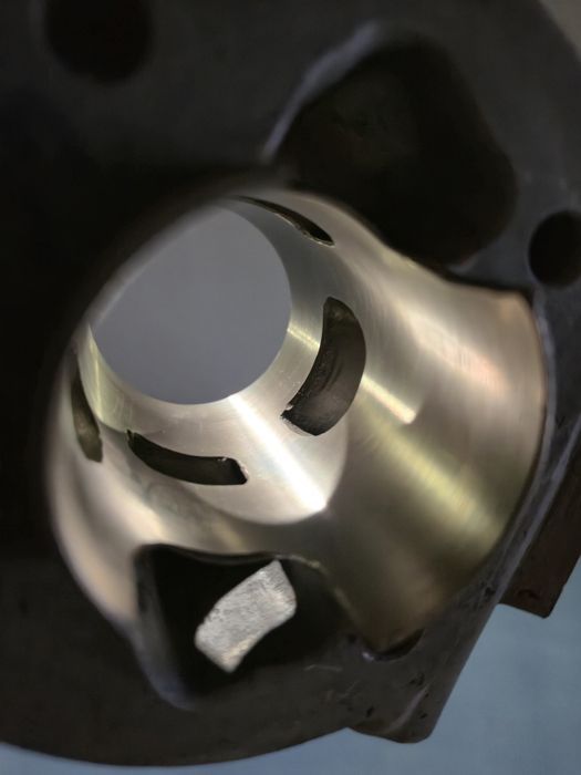 Cilindro casal 6 45mm nikasil+lamelas vforce4+pistão