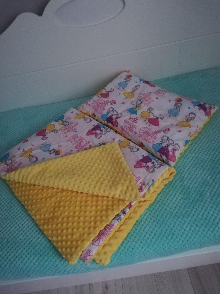 Komplet pościeli Minky Laleczki 100x135 nowa