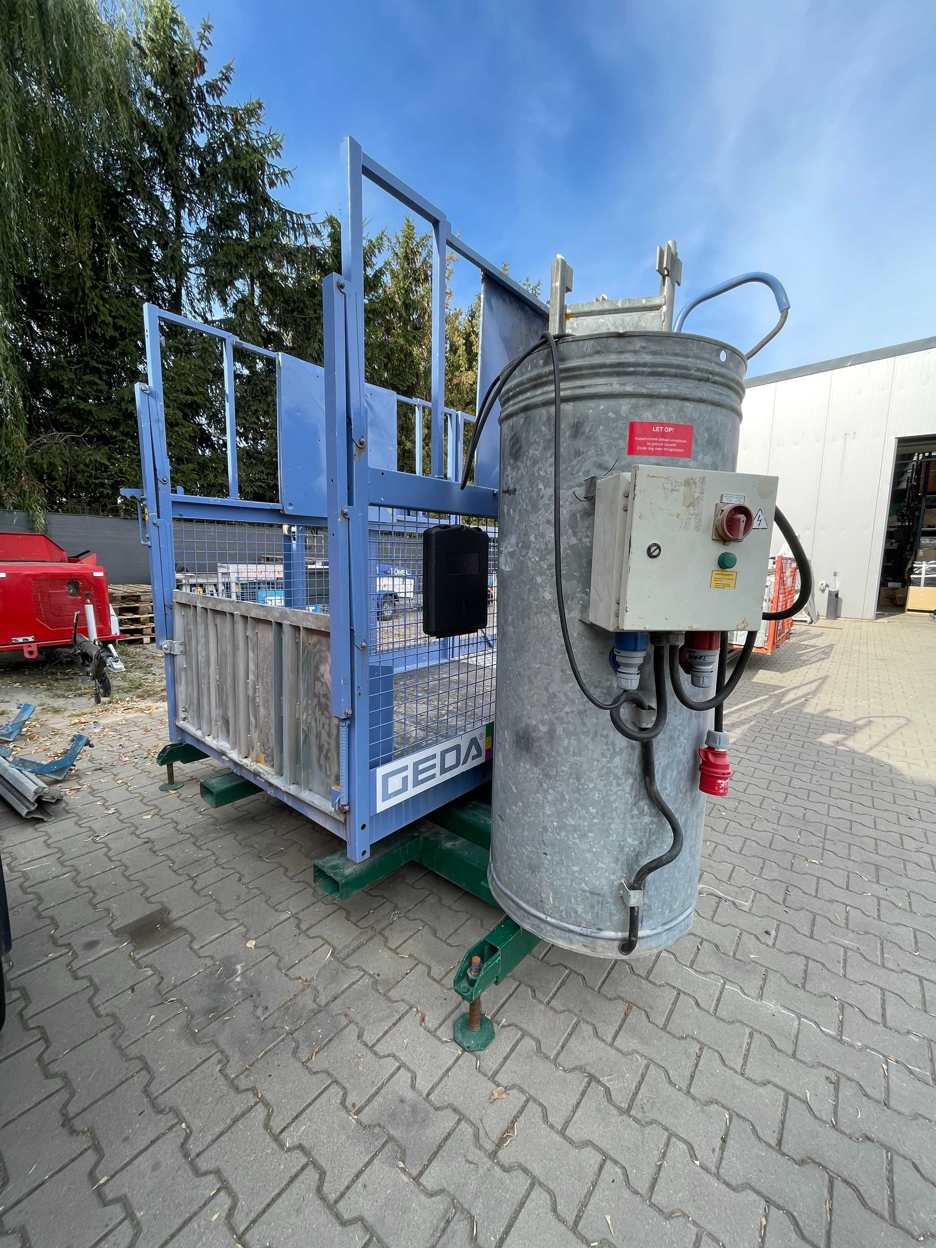 Winda budowlana pionowa GEDA 1500Z wciągarka podnośnik wyciąg dźwig