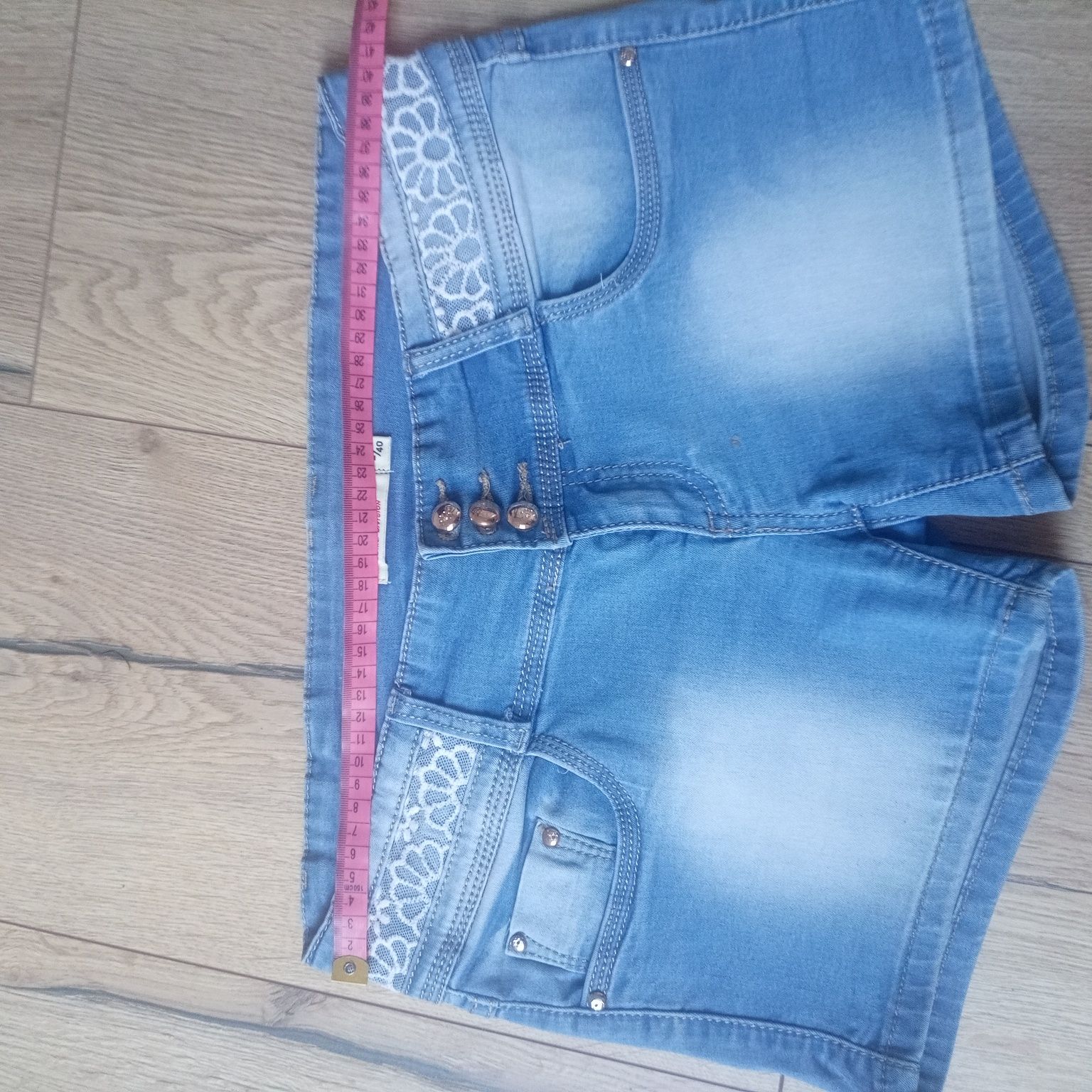 Spodenki jeansowe damskie L