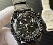 Swatch x Omega Bioceramic Moonswatch Mission To Moonphase Snoopy
Black