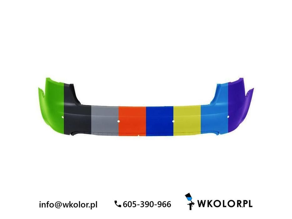 NOWY ZDERZAK AUDI A4 B6 2006-2008 LAKIEROWANY W KOLOR